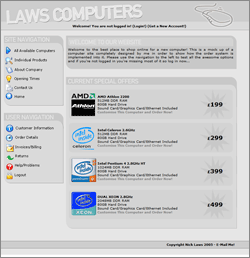 Laws Computers E-Commerce Platform