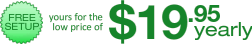 $19.95 per year