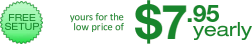$7.95 per year