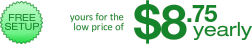 $8.75 per year